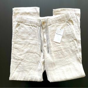 Tommy BAHAMA mens linen pants, medium size, new with tags